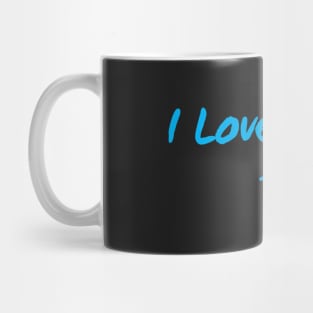 I Love Jesus (blue) Mug